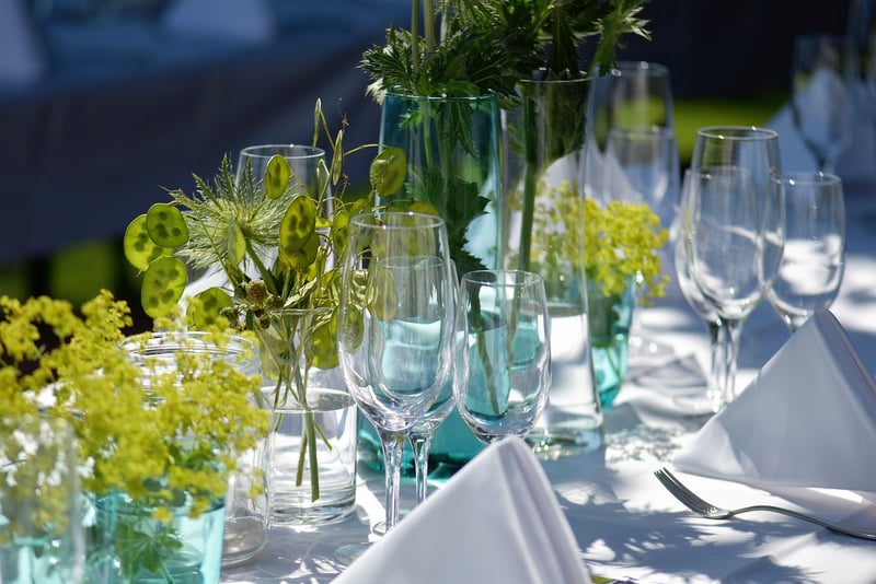 wedding table decorations